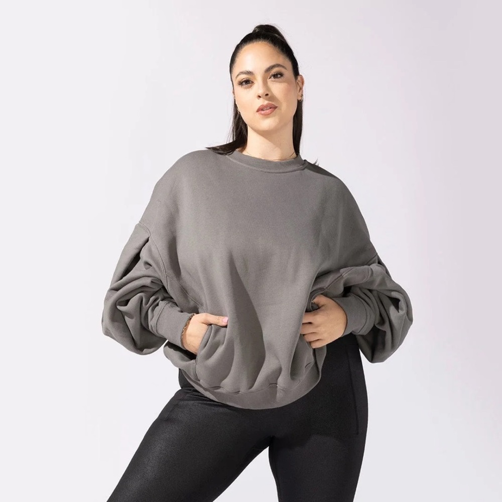 POPFLEX Brunch Sweater in Smoke